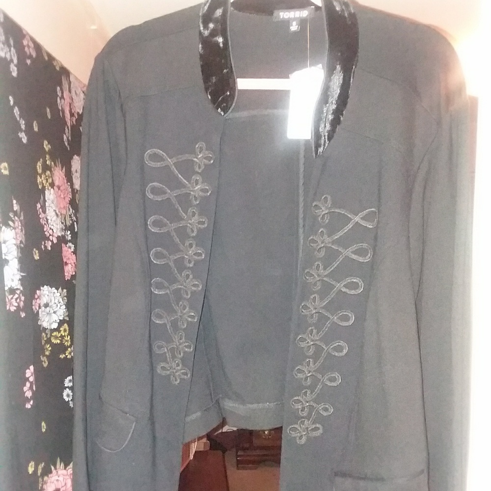 Plus Women's Military Blazer Torrid